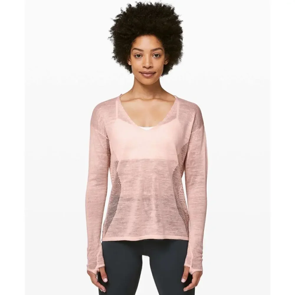 Lululemon Still Movement Sweater *Linen